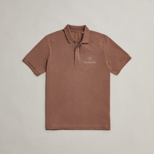 Detailaufnahme Silbersee Classic Polo - Mocha