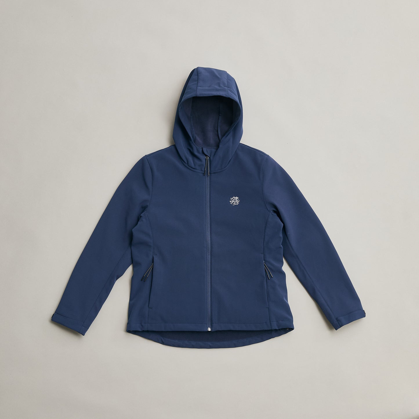 Detailaufnahme Silbersee Alpine Softshell Jacke - Blue