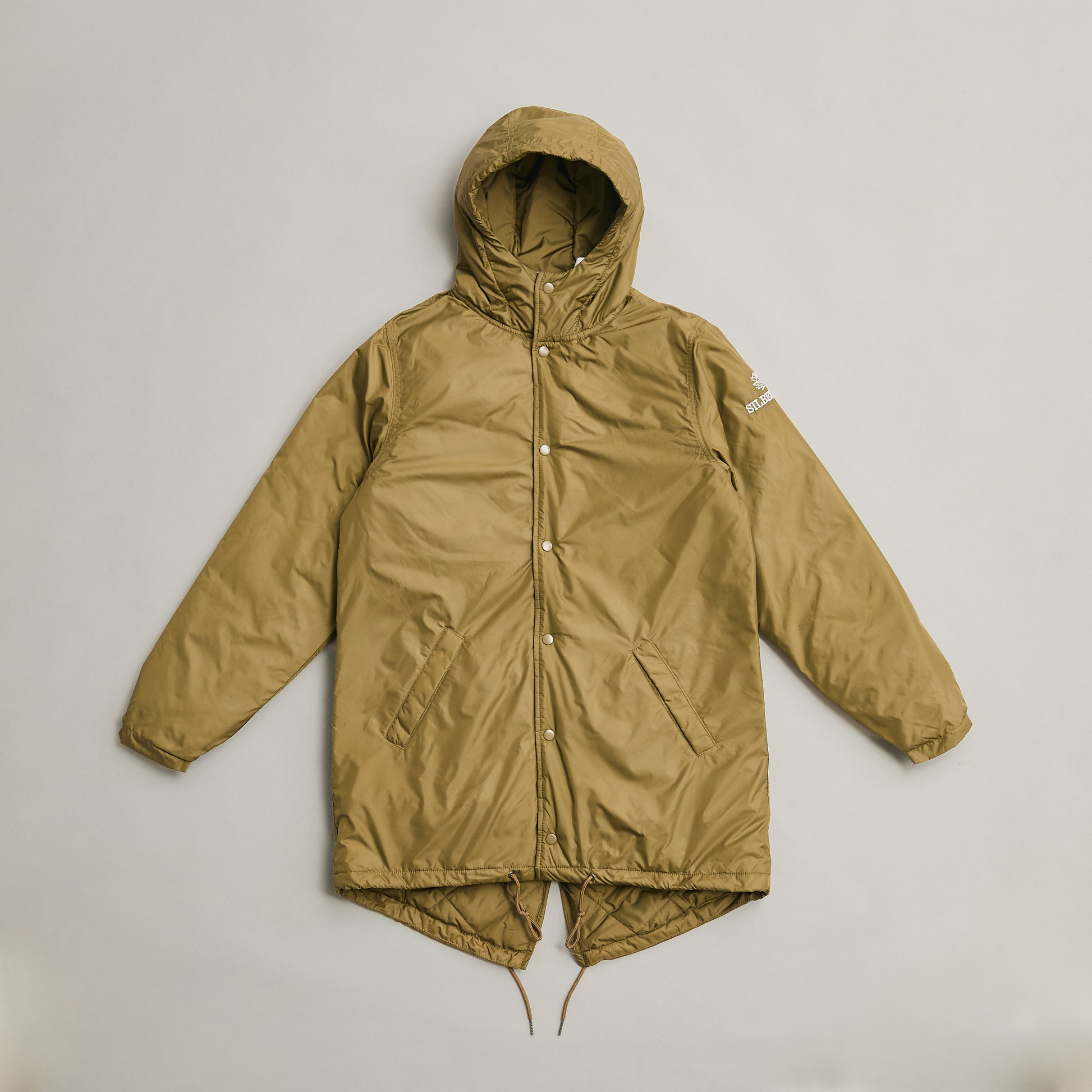 Detailaufnahme Silbersee British Parker - Khaki