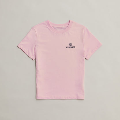 Detailaufnahme Silbersee Marina T-Shirt - Pastellrosa